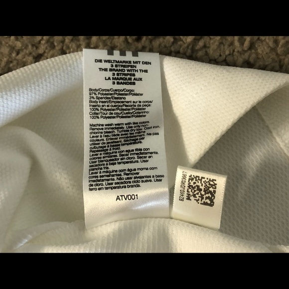 Adidas BG CCI Polo Shirt Sz 2XL New with Tags ClimaCool be Striped - Picture 11 of 13